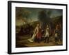 Napoleon I (1769-1821) and Francis I (1768-1835) after the Battle of Austerlitz, 4th December 1805-Antoine-Jean Gros-Framed Giclee Print