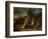 Napoleon I (1769-1821) and Francis I (1768-1835) after the Battle of Austerlitz, 4th December 1805-Antoine-Jean Gros-Framed Giclee Print