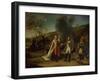 Napoleon I (1769-1821) and Francis I (1768-1835) after the Battle of Austerlitz, 4th December 1805-Antoine-Jean Gros-Framed Giclee Print