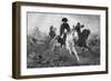 Napoleon I after the Battle of Waterloo-Georg Bleibtreu-Framed Art Print