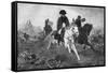 Napoleon I after the Battle of Waterloo-Georg Bleibtreu-Framed Stretched Canvas