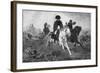 Napoleon I after the Battle of Waterloo-Georg Bleibtreu-Framed Art Print