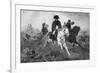 Napoleon I after the Battle of Waterloo-Georg Bleibtreu-Framed Premium Giclee Print