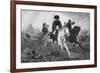 Napoleon I after the Battle of Waterloo-Georg Bleibtreu-Framed Premium Giclee Print