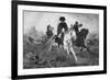 Napoleon I after the Battle of Waterloo-Georg Bleibtreu-Framed Premium Giclee Print