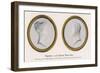 Napoleon I and Marie Louise-N. Bertrand-Framed Art Print