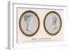 Napoleon I and Marie Louise-N. Bertrand-Framed Art Print