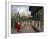 Napoleon I and the King of Rome at Saint-Cloud in 1811, 1896-Francois Flameng-Framed Giclee Print