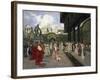 Napoleon I and the King of Rome at Saint-Cloud in 1811, 1896-Francois Flameng-Framed Giclee Print