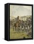 Napoleon I at the Battle of Lutzen, 1813-Jacques de Breville-Framed Stretched Canvas