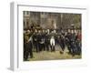 Napoleon I Bidding Farewell toImperial Guard atChateau De Fontainebleau, 20th April 1814-Horace Vernet-Framed Giclee Print