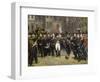 Napoleon I Bidding Farewell toImperial Guard atChateau De Fontainebleau, 20th April 1814-Horace Vernet-Framed Giclee Print