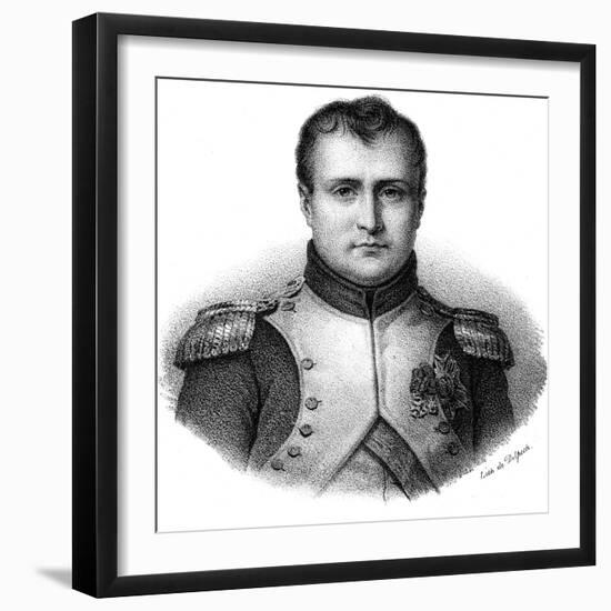 Napoleon I Bonaparte (1769-182), Emperor of France from 1804, C1830-Delpech-Framed Giclee Print