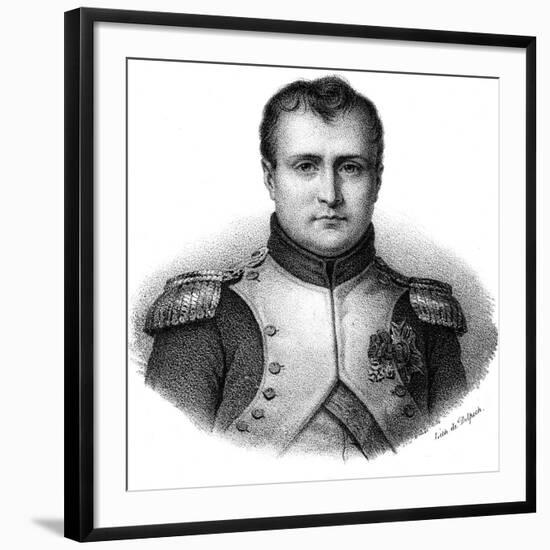 Napoleon I Bonaparte (1769-182), Emperor of France from 1804, C1830-Delpech-Framed Giclee Print