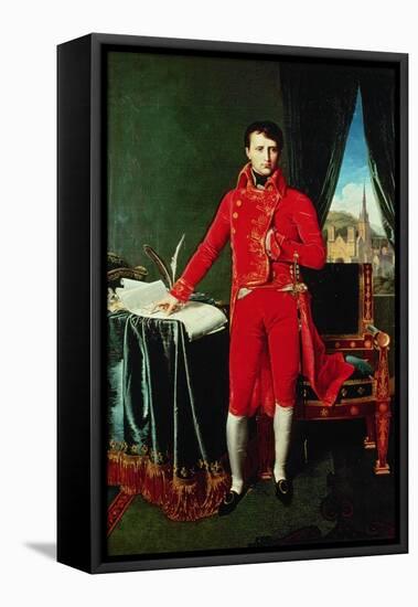 Napoleon I Bonaparte (1769-1821)-Jean-Auguste-Dominique Ingres-Framed Stretched Canvas