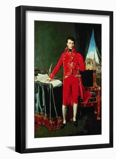 Napoleon I Bonaparte (1769-1821)-Jean-Auguste-Dominique Ingres-Framed Giclee Print