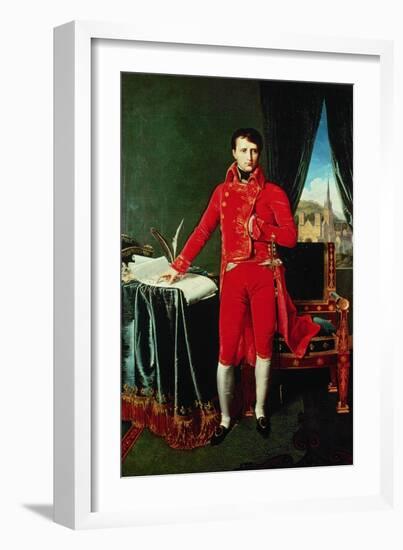 Napoleon I Bonaparte (1769-1821)-Jean-Auguste-Dominique Ingres-Framed Giclee Print