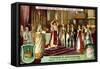 Napoleon I Crowns Himself King of Italy in 1805-null-Framed Stretched Canvas