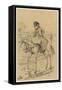 Napoleon I During the Russian Campaign 1812-Job-Framed Stretched Canvas