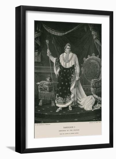 Napoleon I, Emperor of the French-null-Framed Giclee Print