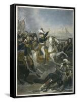 Napoleon I Napoleon at the Battle of the Pyramids-T.w. Huffan-Framed Stretched Canvas