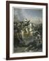 Napoleon I Napoleon at the Battle of the Pyramids-T.w. Huffan-Framed Art Print