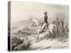 Napoleon I on His Horse During the Crossing of the St. Bernard Pass from France to Italy in 1796-Villerey-Stretched Canvas