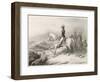 Napoleon I on His Horse During the Crossing of the St. Bernard Pass from France to Italy in 1796-Villerey-Framed Art Print