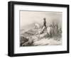 Napoleon I on His Horse During the Crossing of the St. Bernard Pass from France to Italy in 1796-Villerey-Framed Art Print