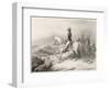 Napoleon I on His Horse During the Crossing of the St. Bernard Pass from France to Italy in 1796-Villerey-Framed Art Print