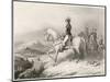 Napoleon I on His Horse During the Crossing of the St. Bernard Pass from France to Italy in 1796-Villerey-Mounted Art Print