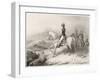 Napoleon I on His Horse During the Crossing of the St. Bernard Pass from France to Italy in 1796-Villerey-Framed Art Print
