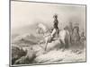 Napoleon I on His Horse During the Crossing of the St. Bernard Pass from France to Italy in 1796-Villerey-Mounted Art Print