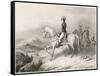 Napoleon I on His Horse During the Crossing of the St. Bernard Pass from France to Italy in 1796-Villerey-Framed Stretched Canvas