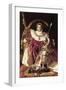 Napoleon I on His Imperial Throne-Jean-Auguste-Dominique Ingres-Framed Art Print