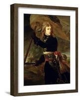 Napoleon I on the Bridge of Arcole-Baron Antoine Jean Gros-Framed Giclee Print