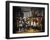 Napoleon I Receiving the Deputies of the Conservative Senate at the Royal Palace in Berlin-Rene Theodore Berthon-Framed Giclee Print