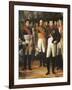 Napoleon I Receiving the Deputies of the Conservative Senate at the Royal Palace in Berlin-Rene Theodore Berthon-Framed Giclee Print