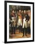 Napoleon I Receiving the Deputies of the Conservative Senate at the Royal Palace in Berlin-Rene Theodore Berthon-Framed Giclee Print