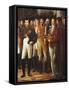 Napoleon I Receiving the Deputies of the Conservative Senate at the Royal Palace in Berlin-Rene Theodore Berthon-Framed Stretched Canvas