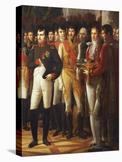Napoleon I Receiving the Deputies of the Conservative Senate at the Royal Palace in Berlin-Rene Theodore Berthon-Stretched Canvas