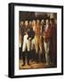 Napoleon I Receiving the Deputies of the Conservative Senate at the Royal Palace in Berlin-Rene Theodore Berthon-Framed Giclee Print