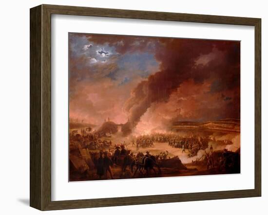 Napoléon I Visiting the Bivouacs of the Army in the Evening-Louis Albert Guislain Bacler d'Albe-Framed Giclee Print