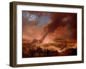 Napoléon I Visiting the Bivouacs of the Army in the Evening-Louis Albert Guislain Bacler d'Albe-Framed Giclee Print