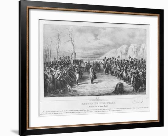 Napoleon I-Joseph-Louis Hippolyte Bellange-Framed Giclee Print