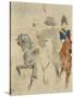 Napoléon Ier à cheval-Henri de Toulouse-Lautrec-Stretched Canvas