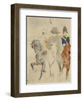 Napoléon Ier à cheval-Henri de Toulouse-Lautrec-Framed Giclee Print