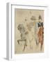 Napoléon Ier à cheval-Henri de Toulouse-Lautrec-Framed Giclee Print