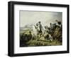 Napoléon Ier à la bataille de Wagram, 6 juillet 1809 (il est accompagné du général Bessières)-Horace Vernet-Framed Giclee Print