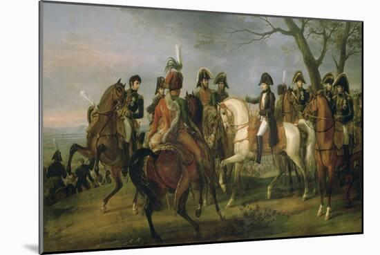 Napoléon Ier donnant l'ordre avant la bataille d'Austerlitz, 2 décembre 1805-Antoine Charles Horace Vernet-Mounted Giclee Print
